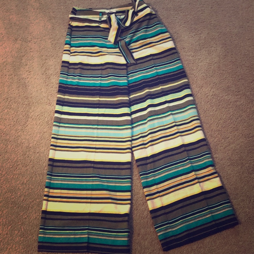 Striped Palazzo Pants